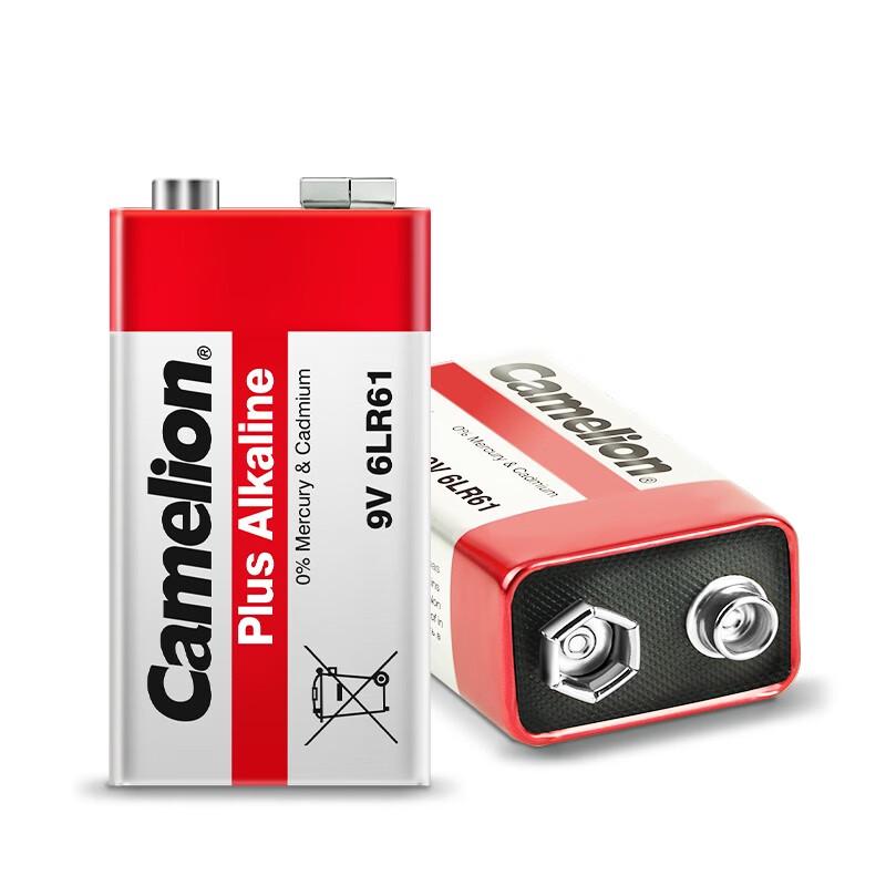 Camelion 9V Alkaline Dry Battery CN plug (adapter included)