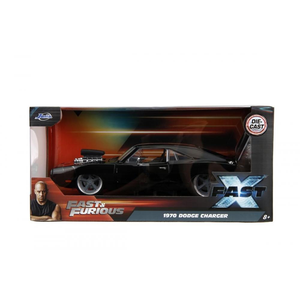 Jada Toys Fast & Furious Series 124 F&F10 Dodge Charger RT Svart (Dominic) Fullført produkt