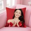 Popular fashion Elegant Chinese actress LLi Qin Cushion Cover Pillow Case Soft Friendly Fabric  Concealed Zipper