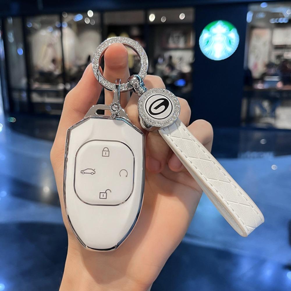 Aluminum Alloy Full Protection Key Cover for GAC Trumpchi M8 Master Shadow Panther E9 Shadow Cool GS3 Shadow Speed