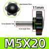 Adjustable Plum Blossom Plastic Head Star Handle Screw Bolt
