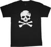 T-shirt Unisex con Teschio e Tibie Incrociate da Pirata Maglietta Grafica Abbigliamento