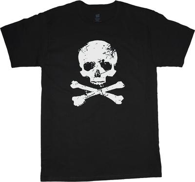 Piraten Schedel en Knekels Unisex T-shirt Grafisch T-shirt Kleding Kleding