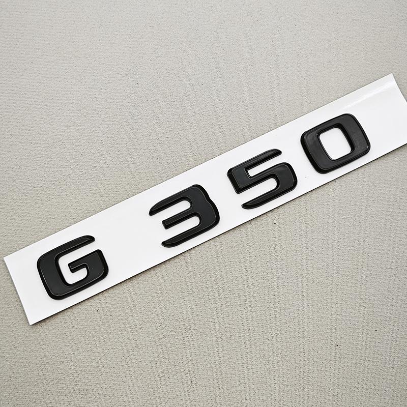 

3D ABS Car Letters Logo G350 G350d G500 Sticker Rear Trunk Badge Emblem Decals For Mercedes Benz G350 G500 W463 Auto Accessories