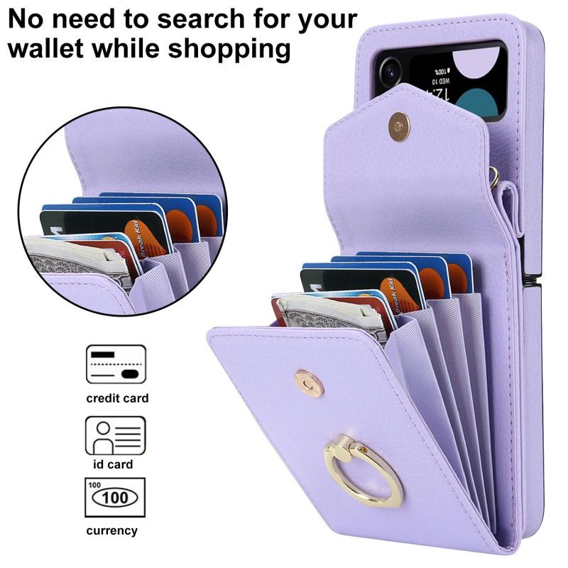 Foldable Phone Case Galaxy Z Flip 8 7 6 5 4 3 Moto Razr 40 50 60 Ultra OPPO Find N2 P50 Pocket Crossbody Strap