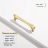 French Modern Gold Zinc Alloy Cabinet Handle
