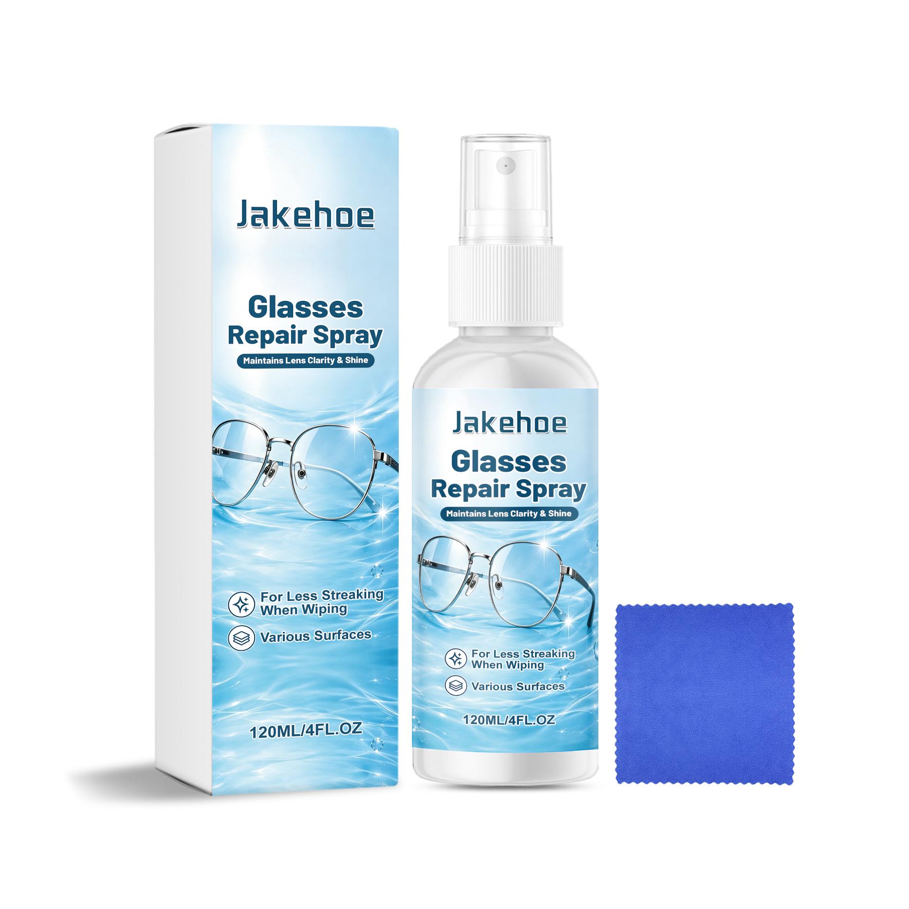 JAKEHOE Спрей для удаления царапин и пятен с очков для четкого зрения