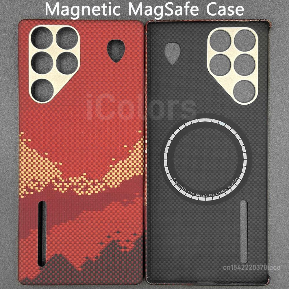 For RedMagic 11S Pro Plus / 11 Pro Plus Aramid Carbon Fiber Case Magnetic with MagSafe Ultra Thin Lightweight Protective Cover