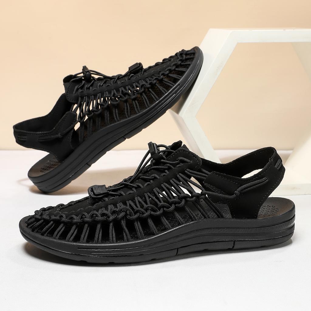 Summer Woven Men's and Women's Sandals Men's and Women's Beach Shoes Creek Shoes Large Size Outdoor Casual Shoes