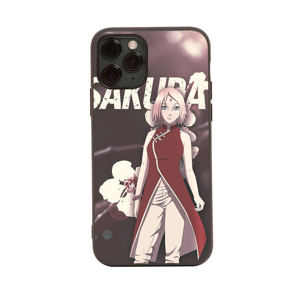 WD21 Naruto Hinata SakuraBlack Sofe Case for Xiaomi Poco X6 X4 M5 M6 F5 F6 C65 C55 C50 C51 C40 Pro Redmi 14C A3X 13C 12C 11T 10A 9C Note 7 6 8A Plus
