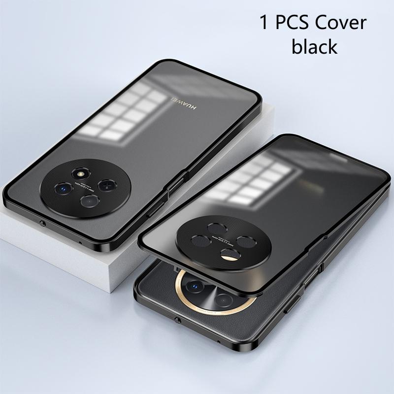Shockproof Phone Case for Huawei Nova 12i Aluminium Alloy Metal Frame + Acrylic Back Cover Bumper for Huawei Nova 12s 12 Pro