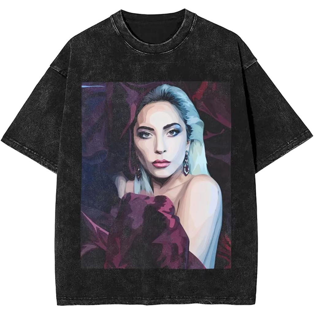 Fashion Summer Retro Water Wash Vintage T-shirt Mayhem Album Fun Top T-shirt Casual Men's and Women's Clothing