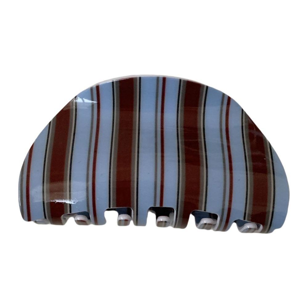 Akrylowe Klipsy do Włosów Niebieski Kawa Pasek Kolor Rekin Klamra Casual Pazur do Włosów Akcesoria do Włosów