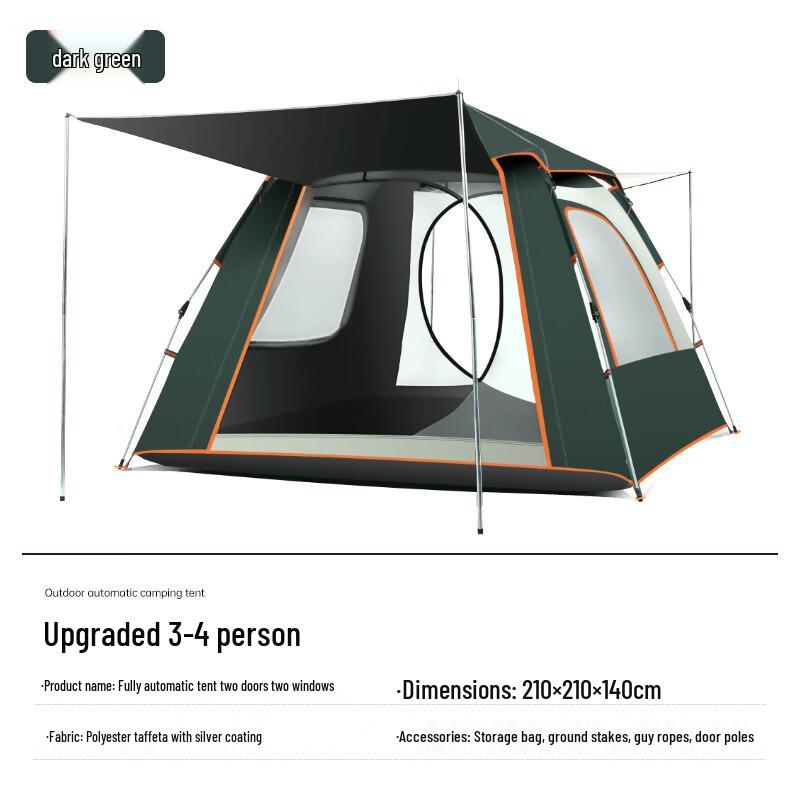 Nufeng Outdoor Automatic Camping Tent 3-4 Person
