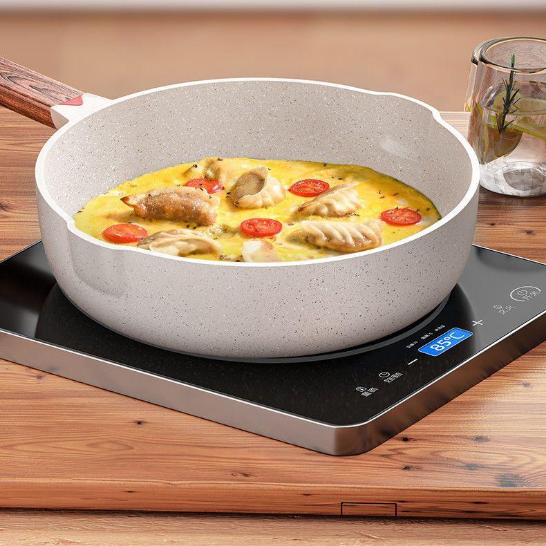 Maifanshi Non Stick Pan Frying Pan Household Frying Pan Frying Pan Flat Bottomed Pan Electromagnetic Gas Stove Dual-use