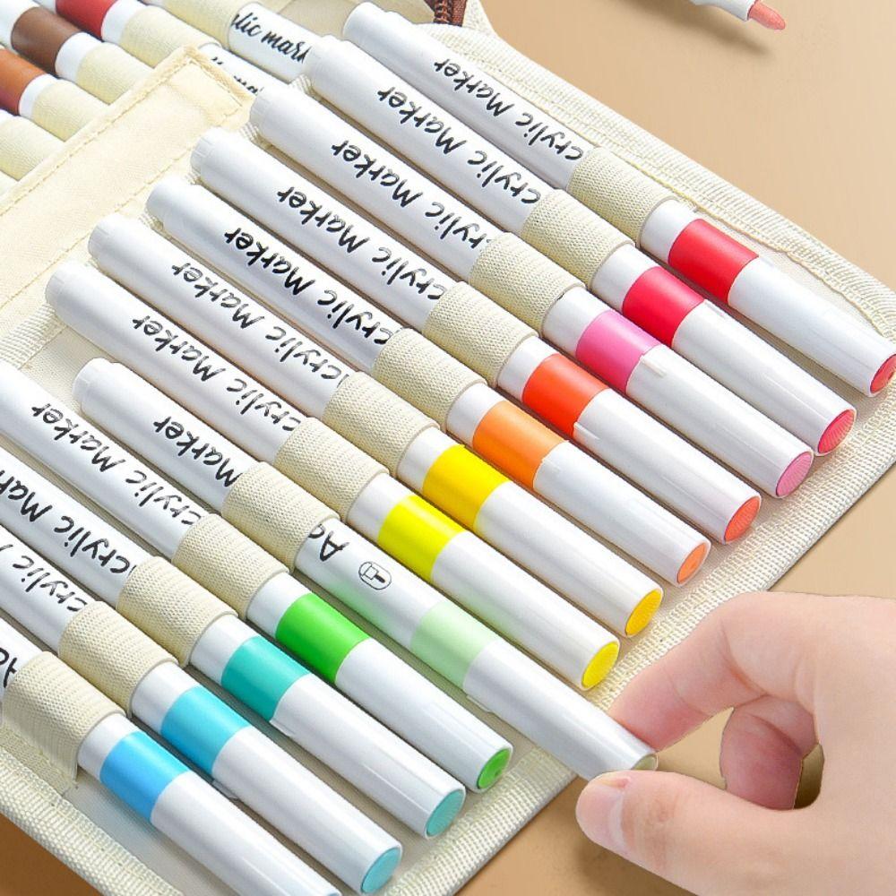 24/36/48/60/84/120Slots Pencil Bag Large Capacity Markers Case  Painting Accessories
