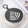 4pcs Gold/black Coffee Latte Art Mold Stainless Steel Coffee Art Template  Bakery