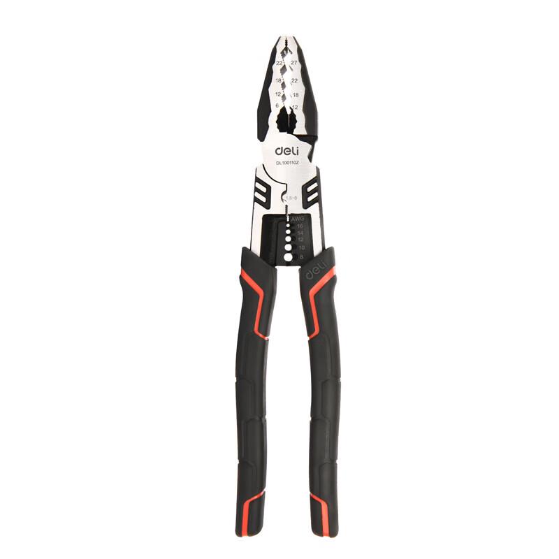 Deli 10-inch Multi-function Wire Stripping Pliers