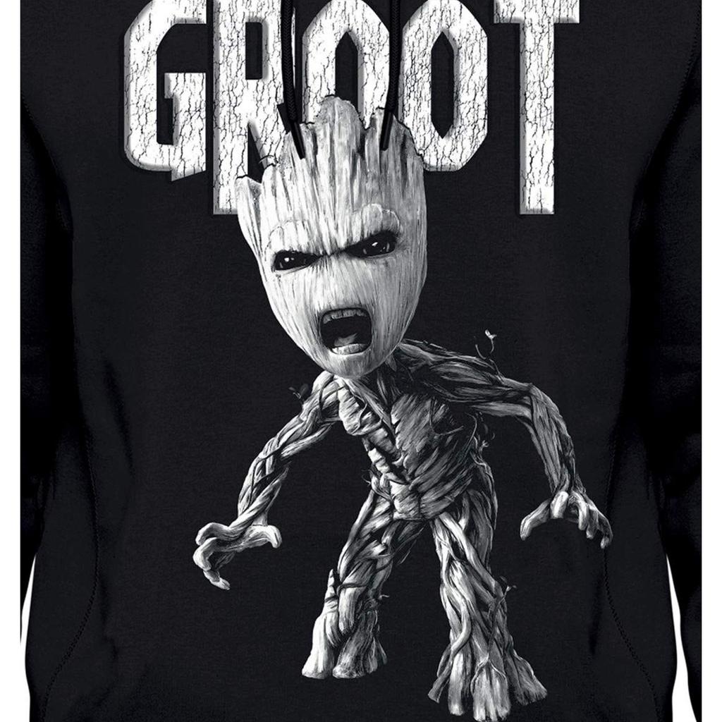 Guardians Of The Galaxy Mens Groot Angry Hoodie