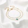 Elegant Stainless Steel Bracelet Unique Adjustable Chain Bracelet Turkish Blue Eye Bracelet  Unisex