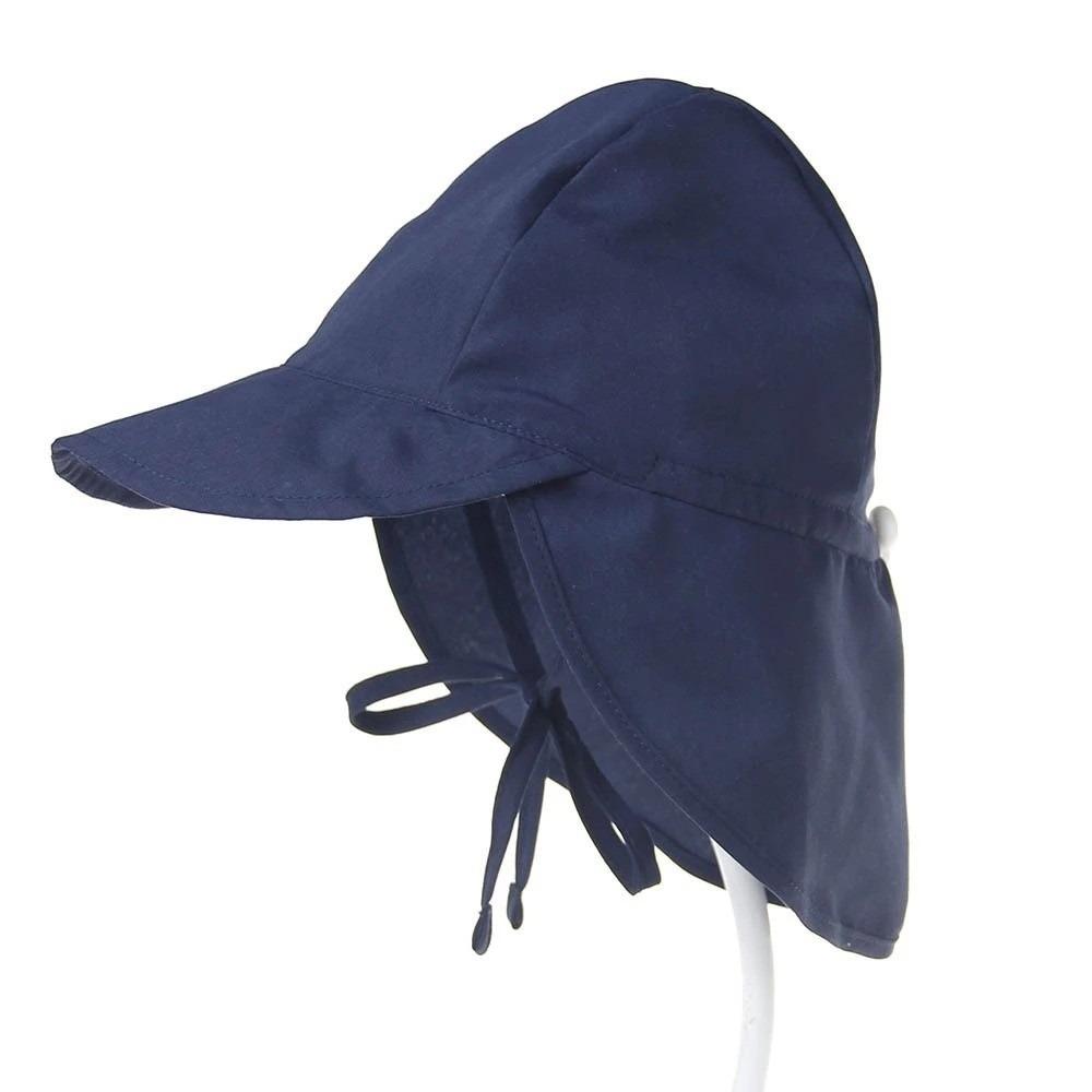 Panama Cap Breathable Bucket Hat Solid Color Children's Visor Hat Solid Color Sunshade Hat Boy