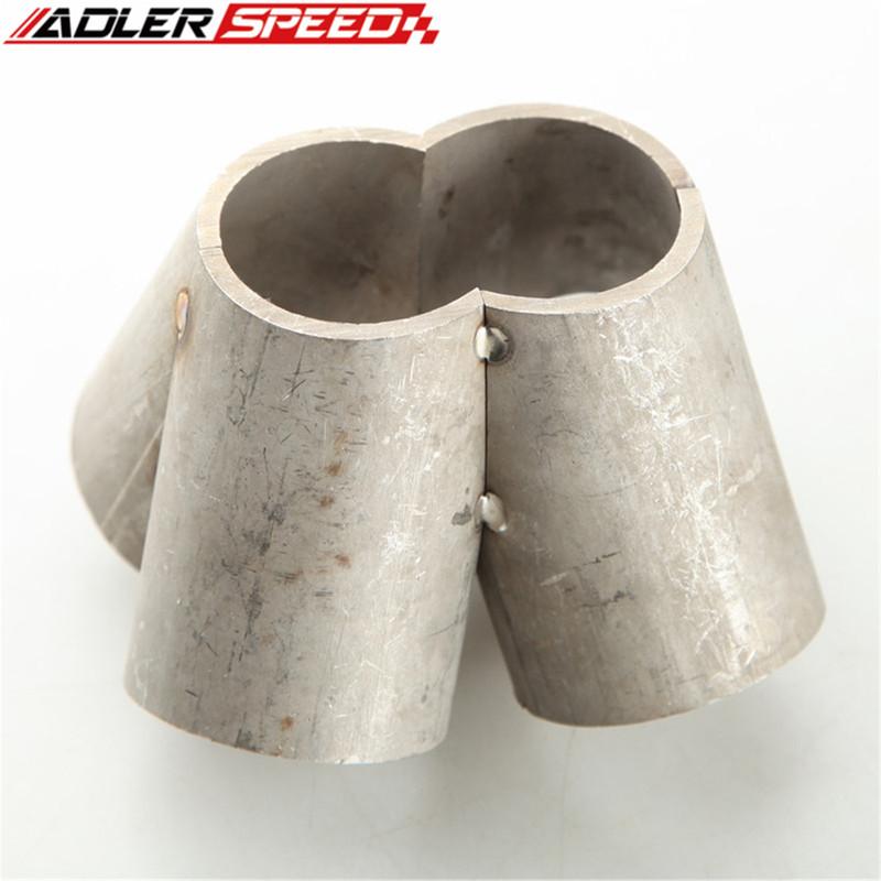 Stainless Steel 4 Cylinder Manifold Header Merge Collector Fit T3/T4 T3 T3/T4 (72mm x 48mm) Out size Turbo Inlet