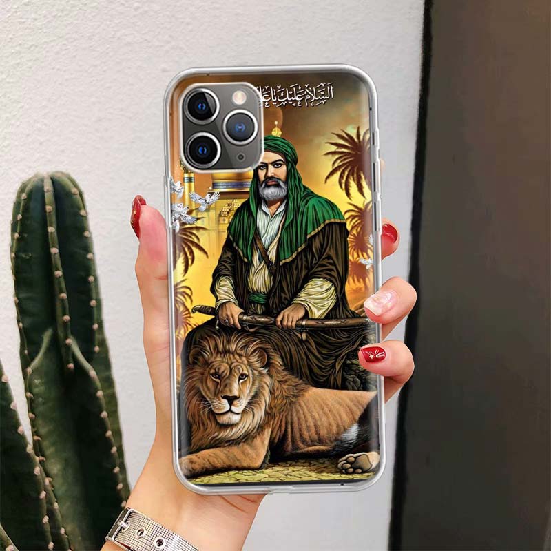 Islam Shia Imam Ali Hussain For iPhone 17 Air 16 15 14 Plus 13 Mini 12 11 Pro Max Phone Case 16E 7 Print 8 SE Fundas Cover Soft