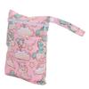 Double Zippers Wet Dry Diaper Bag Cute Pattern Travel Portable Diaper Nappy Storage Bag#1