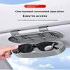 Car Glasses Box Portable Car Sunglasses Holder Car Driving Glasses Holder Eyeglass Case Sun Visor Multifunctional Storage Box