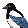 2Pcs/Set Magpie Door Toppers Wooden Bird Door Corner Decoration Rustic Door Frame Decor for Bedroom Living Room Kids
