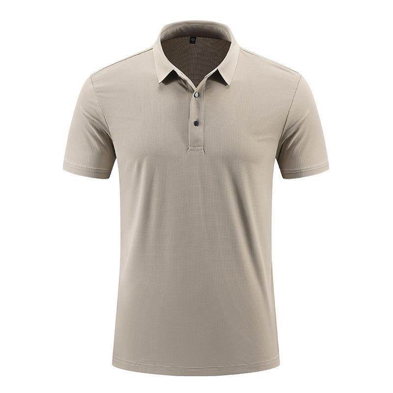 Summer Men's Middle-aged and Elderly Business Casual Polo Shirt, Collar T-shirt, Short Sleeved Men's Top