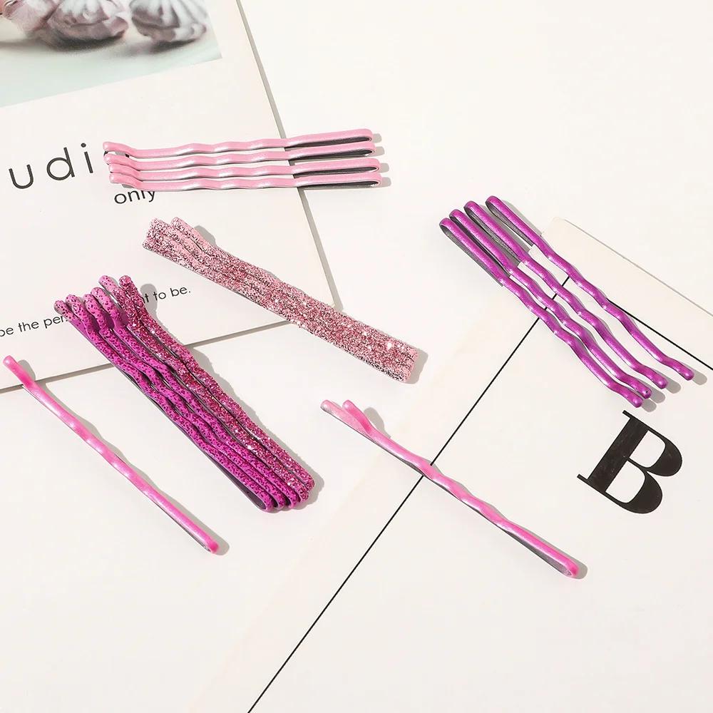 Lockige Wellenfrisur Haarnadeln Frauen Bunte Haarspange Dame Haarnadeln Haarklammern Styling Haaraccessoires Schönheitspflege Werkzeuge