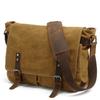 Vintage pánská taška přes rameno Ležérní plátěná pánská taška, Crossbody taška, Vintage plátěná taška, Taška na notebook, Outdoor