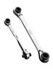 Two-Way Quick Ratchet Combination Wrench: Four-in-One Open-End Automotive Tool