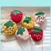 Adorable Girls Plush Strawberry Chain Shoulder Bag 2023 New Korean Style Princess Accessory Coin Purse