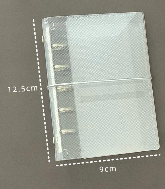 M5 A7 A6 Diagonale PP Tre Pieghe PP Raccoglitore a Fogli Mobili Copertina Mini Portatile Adesivo Piccolo Cartoncino Archiviazione Foto Registro