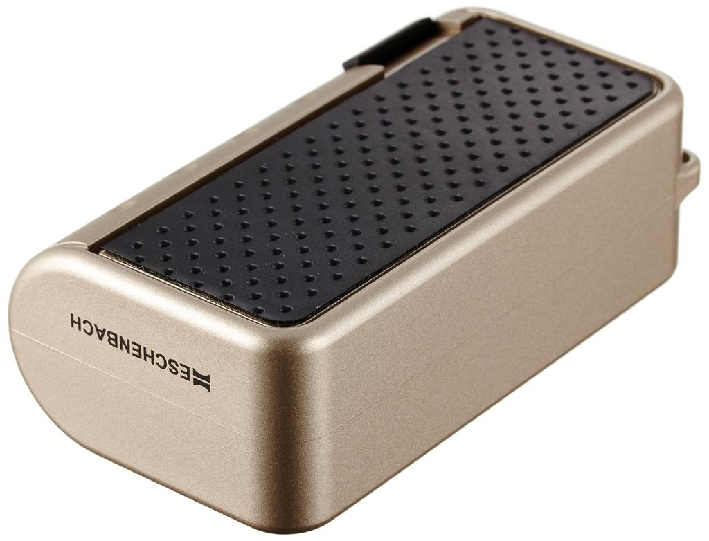 Eschenbach Microlux Monocular, 6x Magnification, 18mm Diameter, Compact, Pop-Up Style, Champagne Gold, 2995-M4618