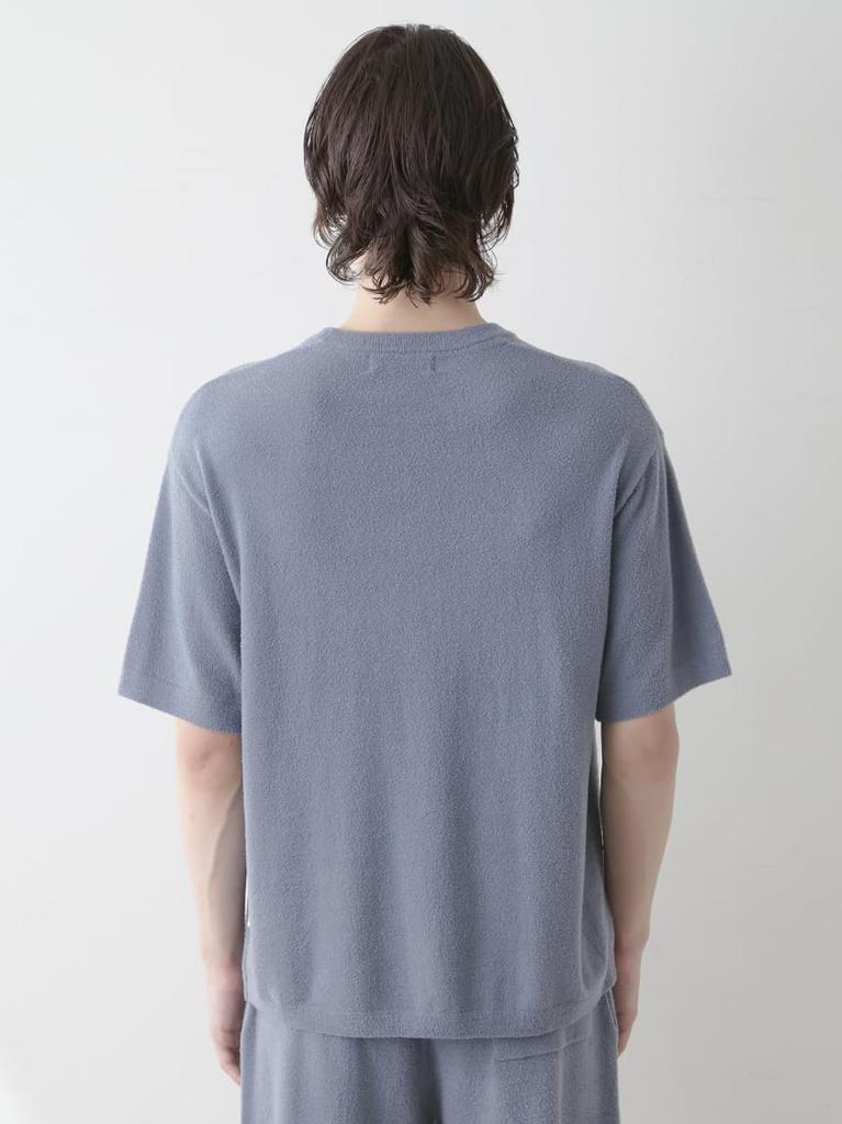 Gelato Pique HOMME Smoothy Lite Pullover PMNT254905 BLU L Men's