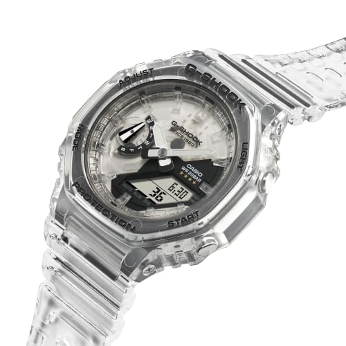 Casio G-Shock GMA-S2140RX-7A S Series Mid-Size Watch, 40th Anniversary Clear Remix, Limited Edition, Boys' Size, Overseas Model