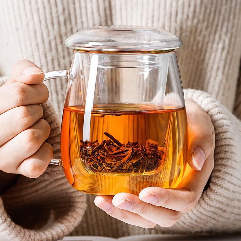 RELEA Tea Infuser Glass Mug