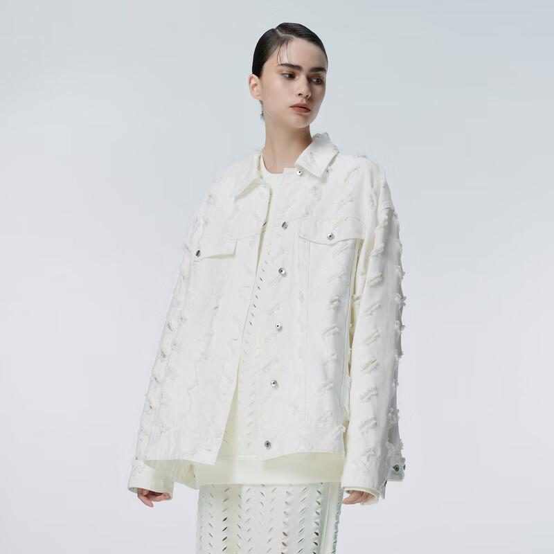 

Женская хлопковая куртка свободного кроя JNBY 23 Осень M