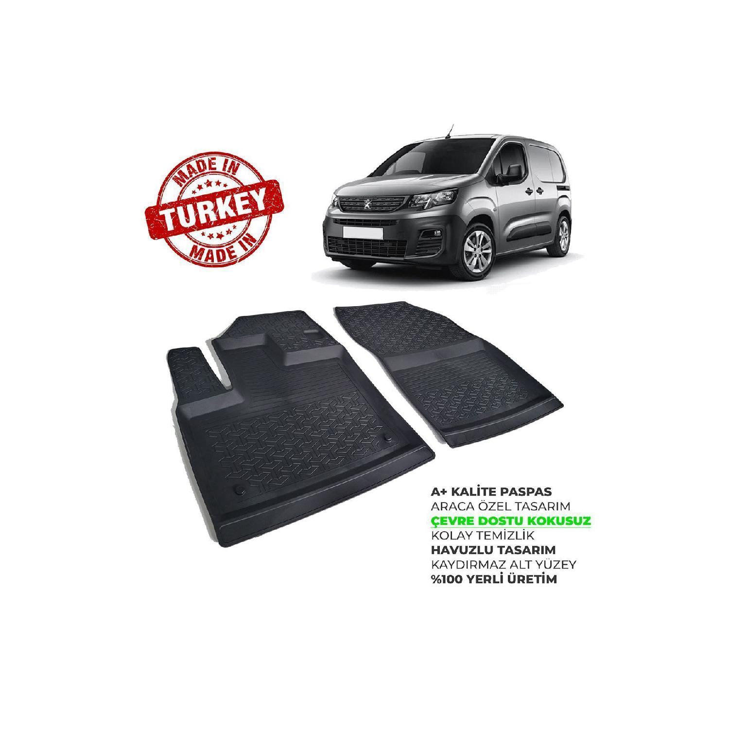 

Peugeot Partner Panelvan Van Pool Mat Closed Case Front Two Pieces 2019 2020 2021 2022 2023 2024