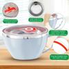 Stainless Steel Noodle Bowl Insulated Instant Noodle Bowl with Lid Food-Grade Material Lunch Box Suitable for Home Office Travel