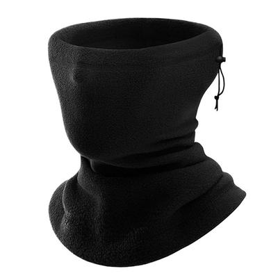 Gola Térmica Ajustável de Lã Polar Elástica para Pescoço à Prova de Vento Aquecimento de Inverno