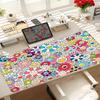Flower TTakashi Art MMurakami Large XXL Table Mat Student Mousepad Gamer Computer Keyboard Pad Games Pad Desktop Mat