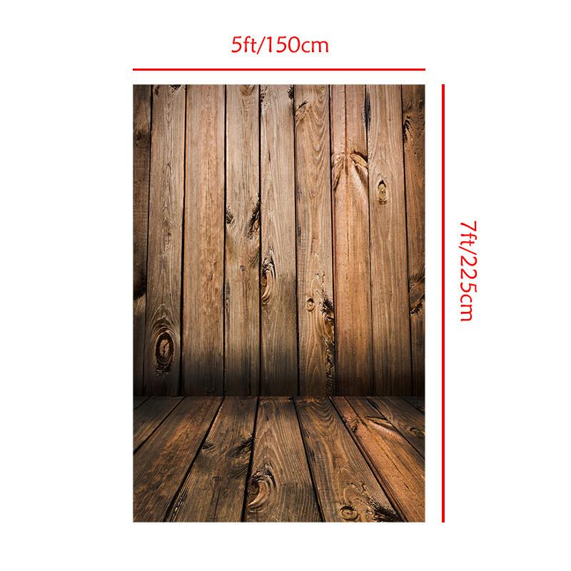 Rustic Wood Photography Background Vinyl Vintage Wooden Plank Portrait Photo Backdrop Studio Prop