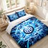 Bedding Set 1 Duvet Cover 2 Pillowcases Borussia Dortmund Print Bedroom Home Decoration