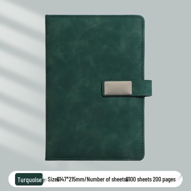 A5 Business Office Snap Button Notebook with Custom LOGO for Meetings