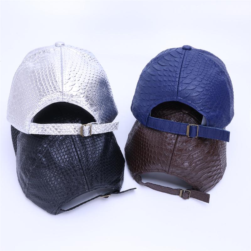Damen Glattleder Baseballkappe für Herbst/Winter - Sonnenschutz und Outdoor-Sportmütze