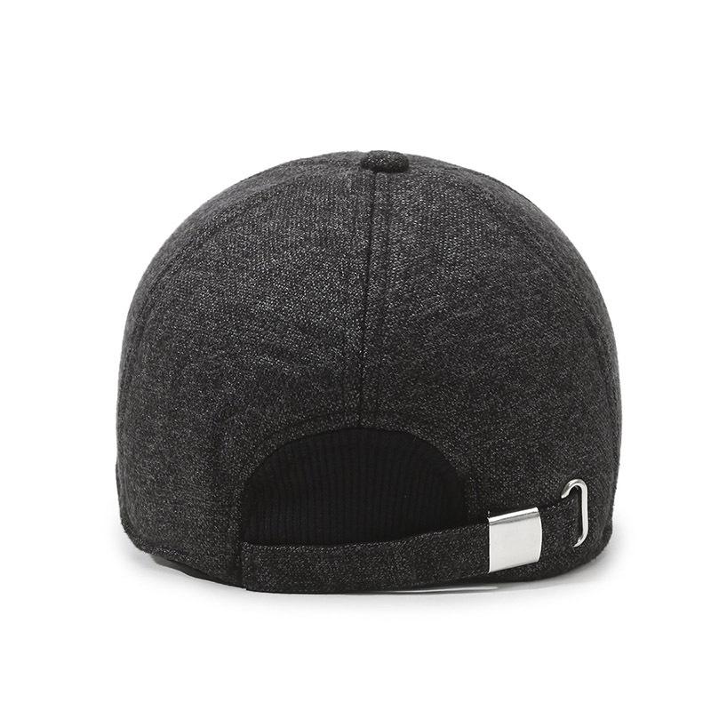 Middle-Aged and Elderly Autumn Winter Cap Outdoor Cycling Warm Windproof Ear Protection Baseball Cap